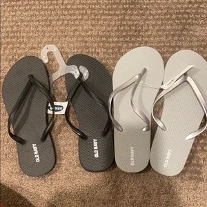 Brand new with tags old Navy flip flops